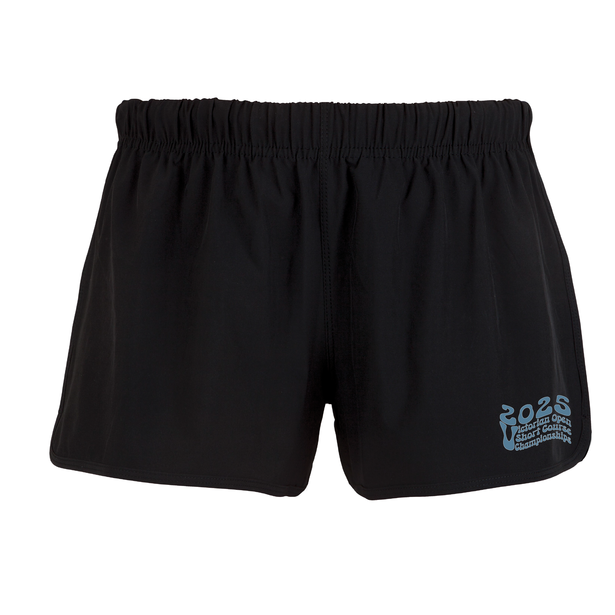 2025 VICTORIAN OPEN SHORT COURSE CHAMPIONSHIP WOMENS SHORTS - BLACK