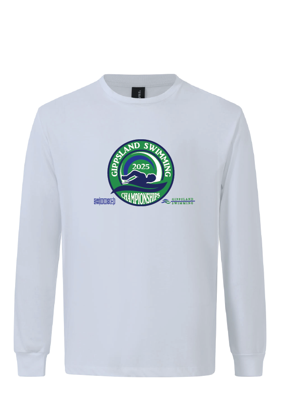 2025 GIPPSLAND CHAMPIONSHIPS LONG SLEEVE TEE - WHITE