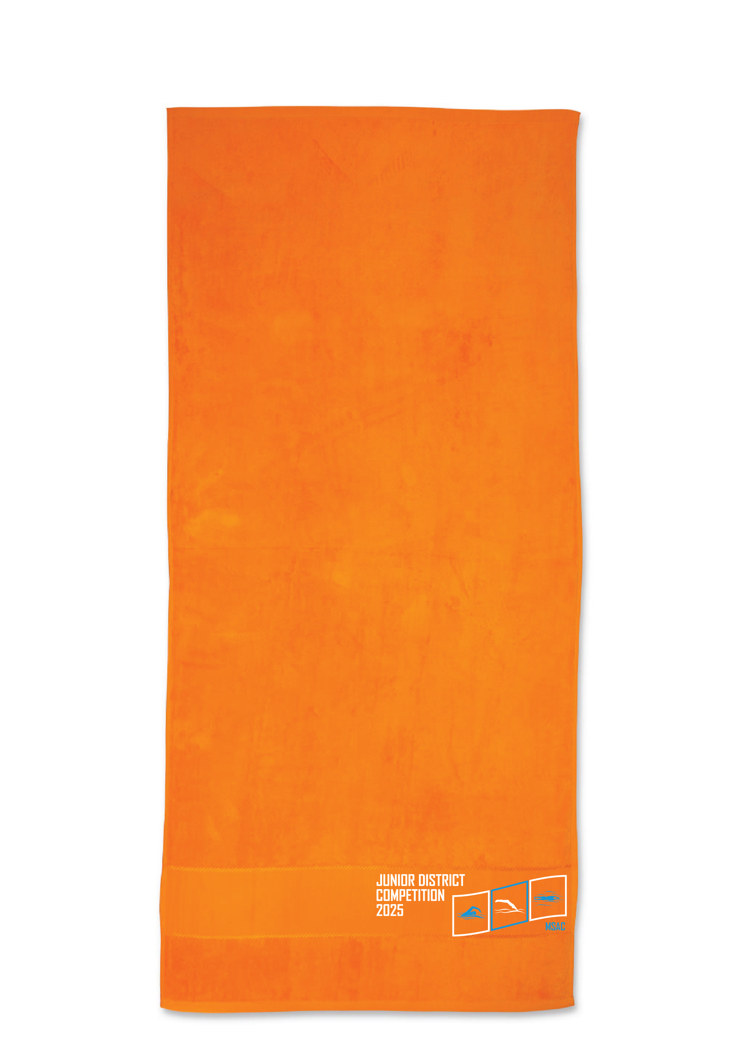 2025 VICTORIAN JUNIOR DISTRICT COMPETITION TOWEL - ORANGE