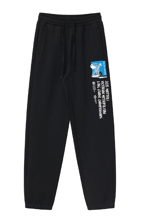 2025 VICTORIAN METRO LC CHAMPIONSHIP TRACKPANT - BLACK