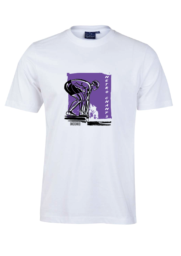 2025 VICTORIAN METRO LC CHAMPIONSHIP SHORT SLEEVE TEE - WHITE/PURPLE