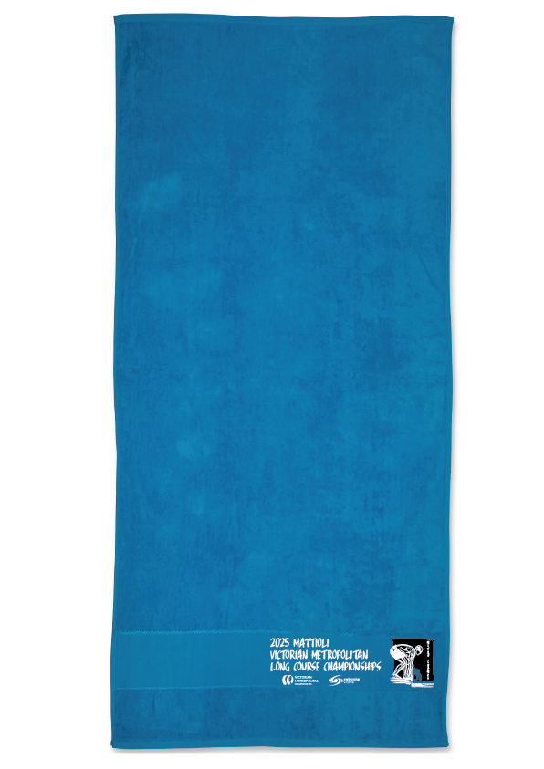2025 VICTORIAN METRO LC CHAMPIONSHIP TOWEL - AZURE BLUE