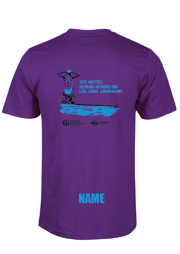 2025 VICTORIAN METRO LC CHAMPIONSHIP SHORT SLEEVE TEE - PURPLE