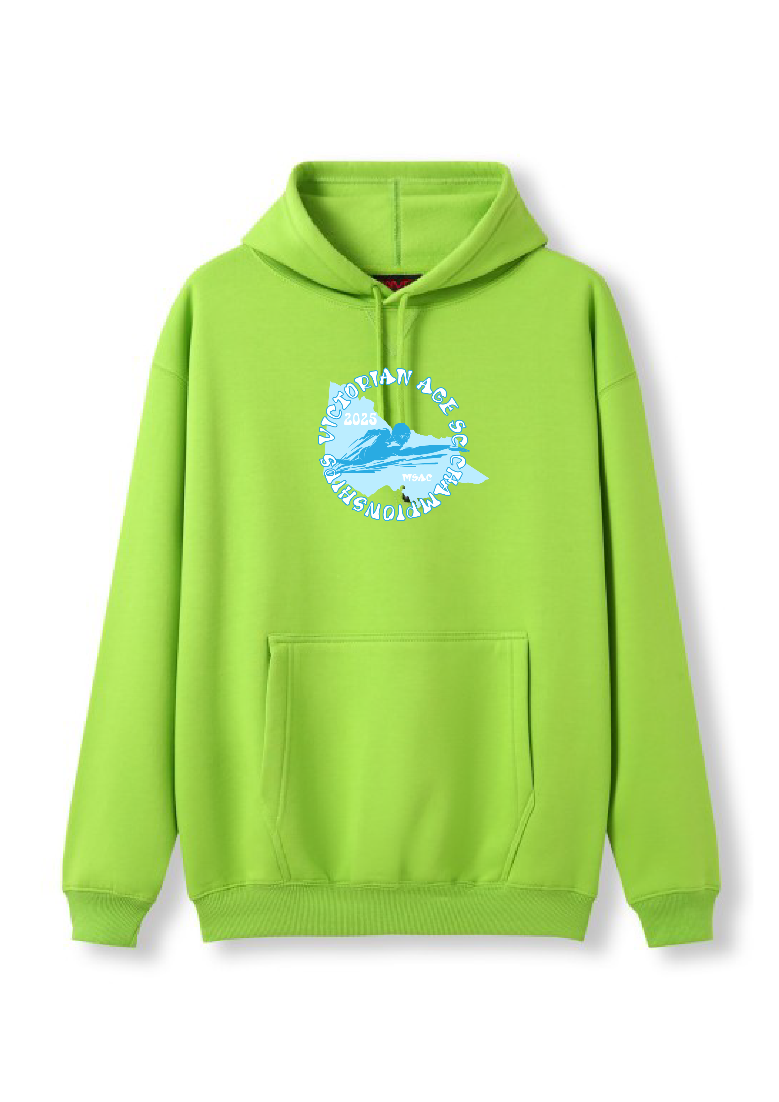 2025 VICTORIAN AGE SC CHAMPIONSHIP HOODIE  -  LIME