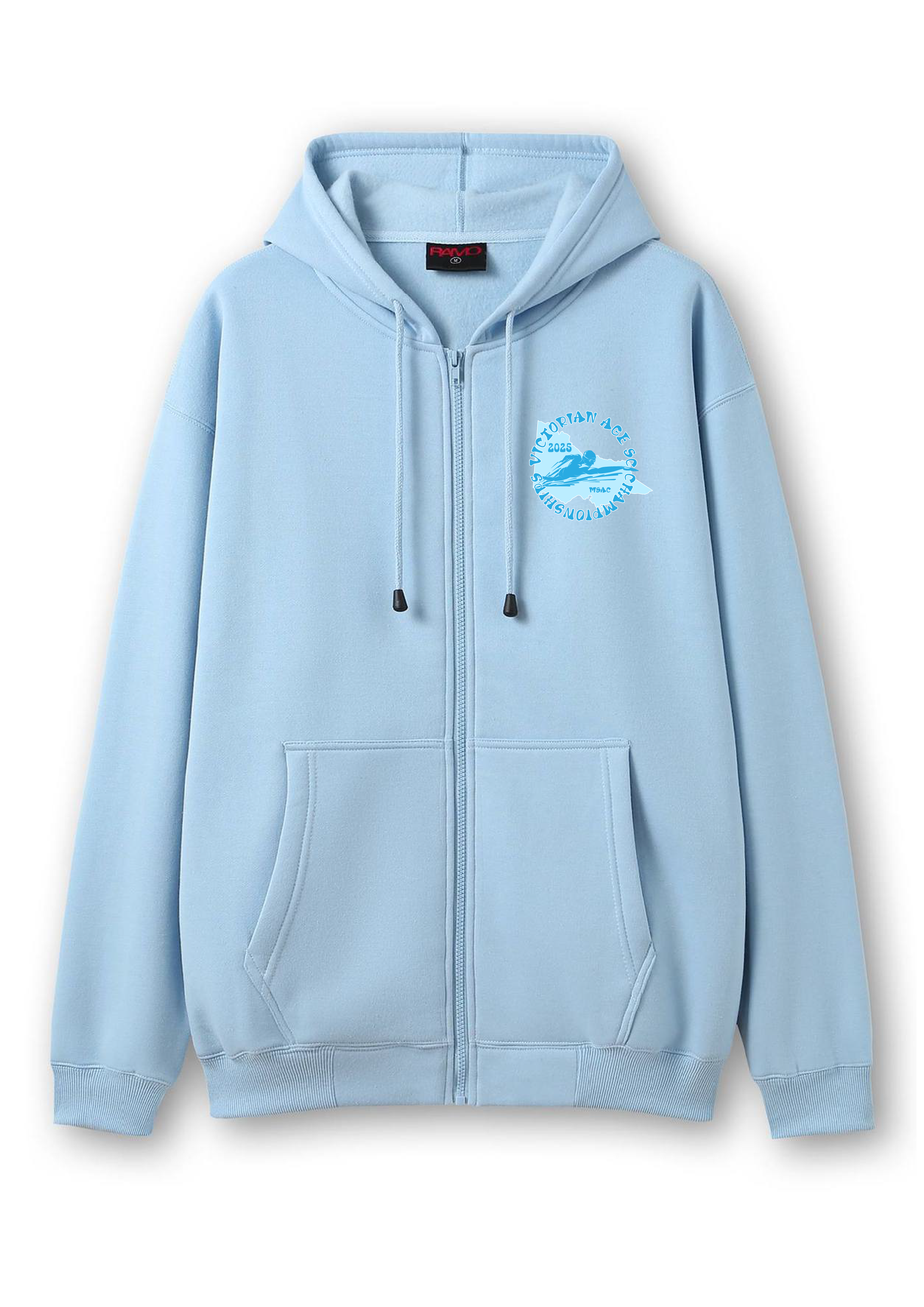 2025 VICTORIAN AGE SC CHAMPIONSHIP ZIP THRU HOODIE- PALE BLUE
