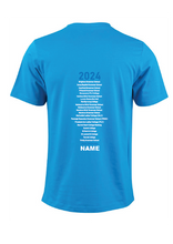 2024 Victorian All School Relay Championships Tee - Azure Blue