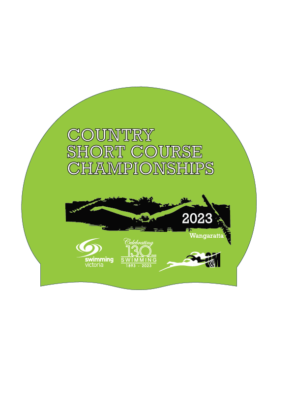 2023 Victorian Country SC Championships Silicone Swim Cap