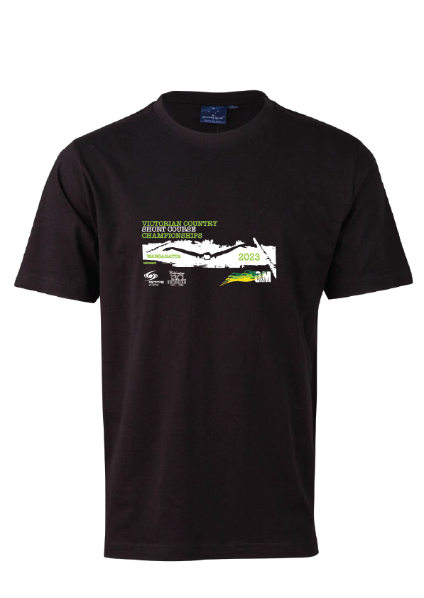 2023 Victorian Country SC Championships Tee - BLACK