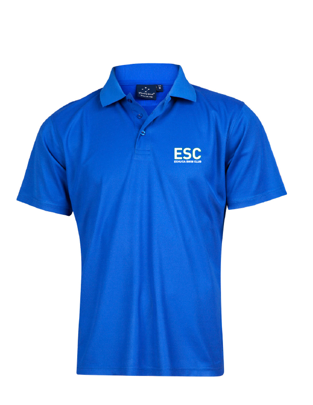 Echuca Swim Club Polo Top Blue