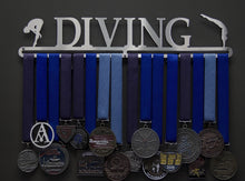 Black Iron Medal Display Hanger - DIVING