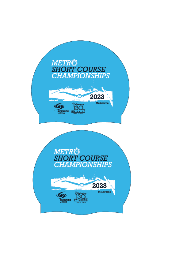 2023 Metro SC Championships Silicone Swim Cap