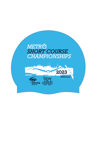 2023 Metro SC Championships Silicone Swim Cap