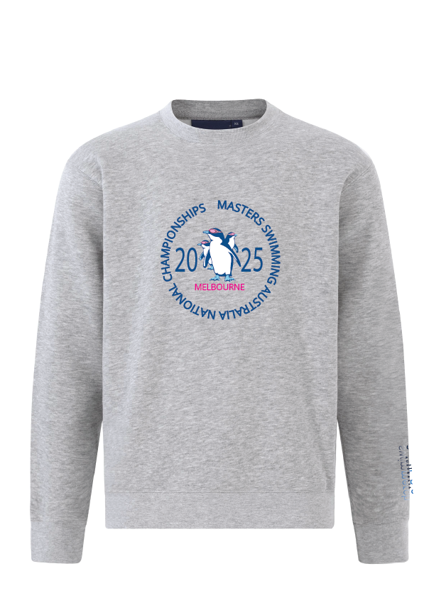 2025 NATIONAL MASTERS CHAMPIONSHIP SWEAT TOP - UNISEX GREY MARLE