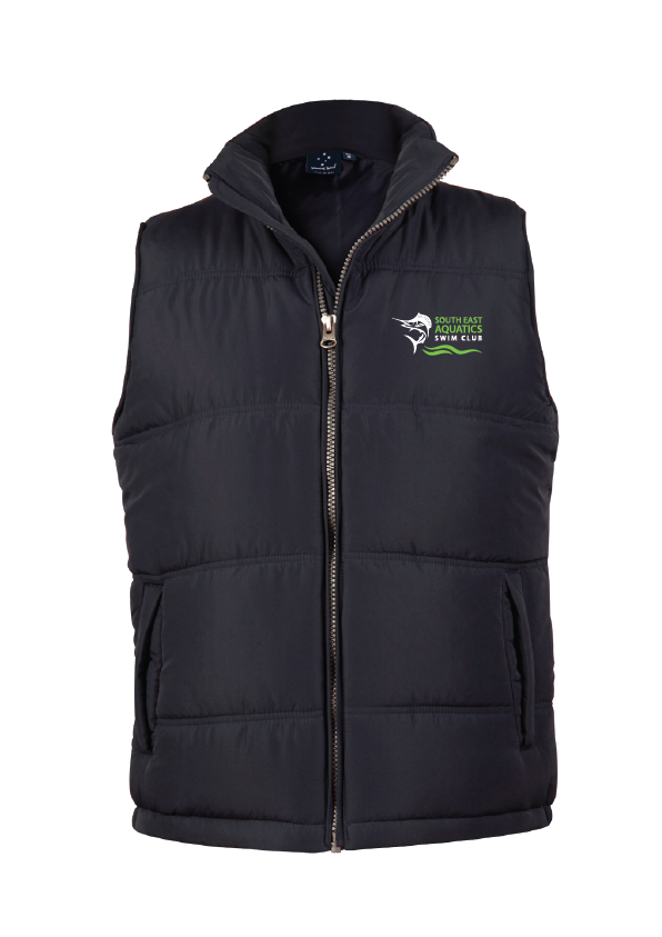 South East Aquatics S.C. Puffa Vest