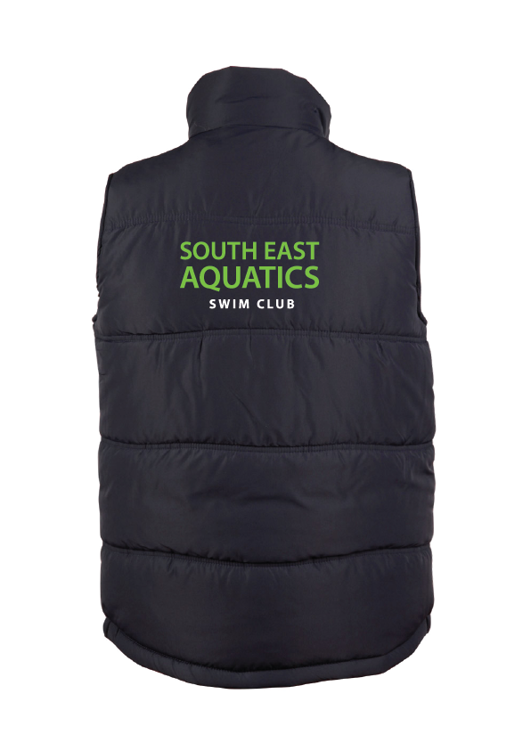 South East Aquatics S.C. Puffa Vest