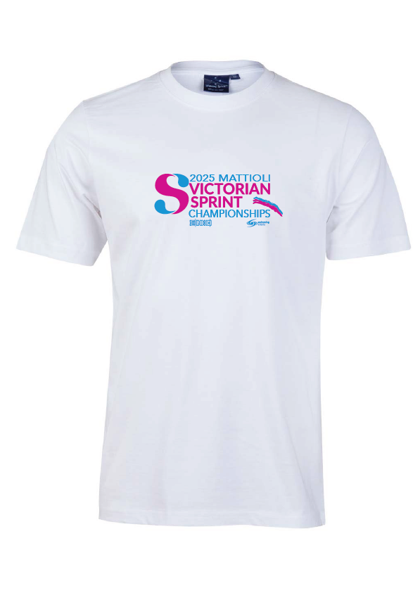 2025 VICTORIAN SPRINT CHAMPIONSHIP SHORT SLEEVE TEE - WHITE
