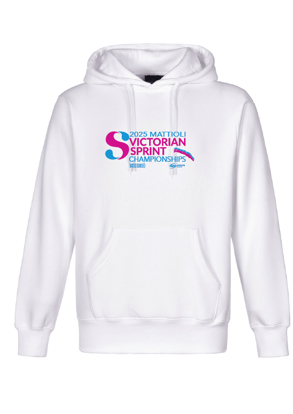 2025 VICTORIAN SPRINT CHAMPIONSHIP HOODIE -  WHITE