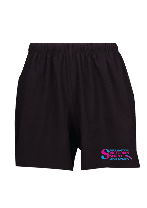 2025 VICTORIAN SPRINT CHAMPIONSHIP SHORTS - Kids & Unisex - BLACK