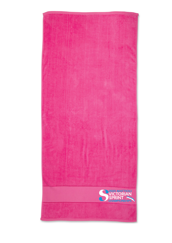 2025 VICTORIAN SPRINT CHAMPIONSHIP TOWEL - MAGENTA