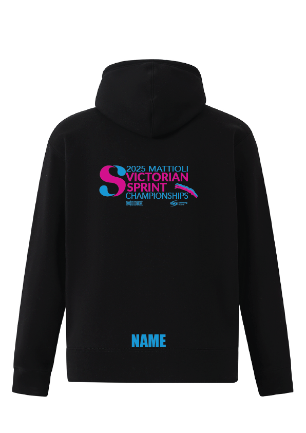 2025 VICTORIAN SPRINT CHAMPIONSHIP ZIP THRU HOODIE- BLACK