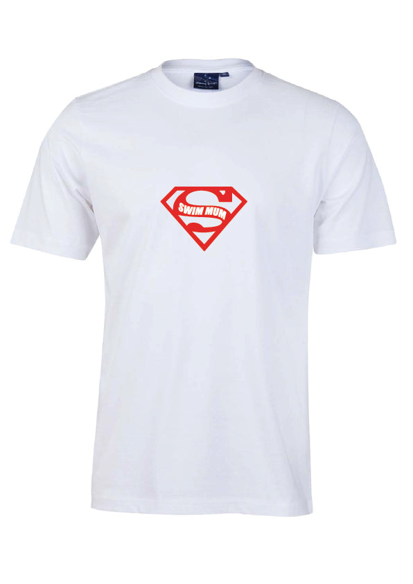 SWIM MUM TEE - NAVY