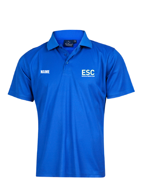Echuca Swim Club Polo Top Blue
