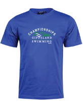 2024 Gippsland Swimming Championships Tee - Royal Blue