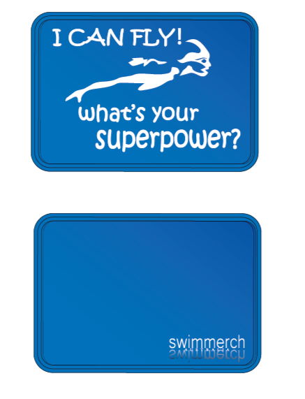 Bag Tag - "I CAN FLY" Blue