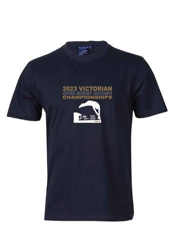 2023 Victorian Open Short Course Championships Tee - Navy