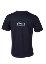 2024 Queensland Age & Open  Diving Championships Tee - Navy
