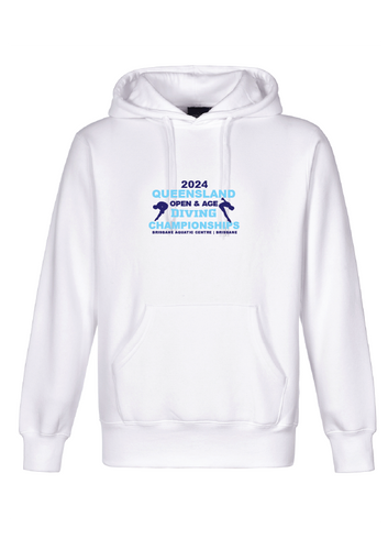 2024 Queensland Age & Open Diving Championship Hoodie - White
