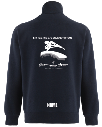 2025 TRI SERIES TOUR - 1/4 ZIP SWEAT - UNISEX NAVY