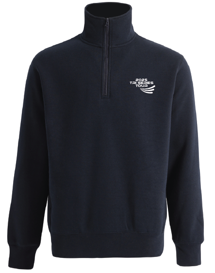 2025 TRI SERIES TOUR - 1/4 ZIP SWEAT - UNISEX NAVY