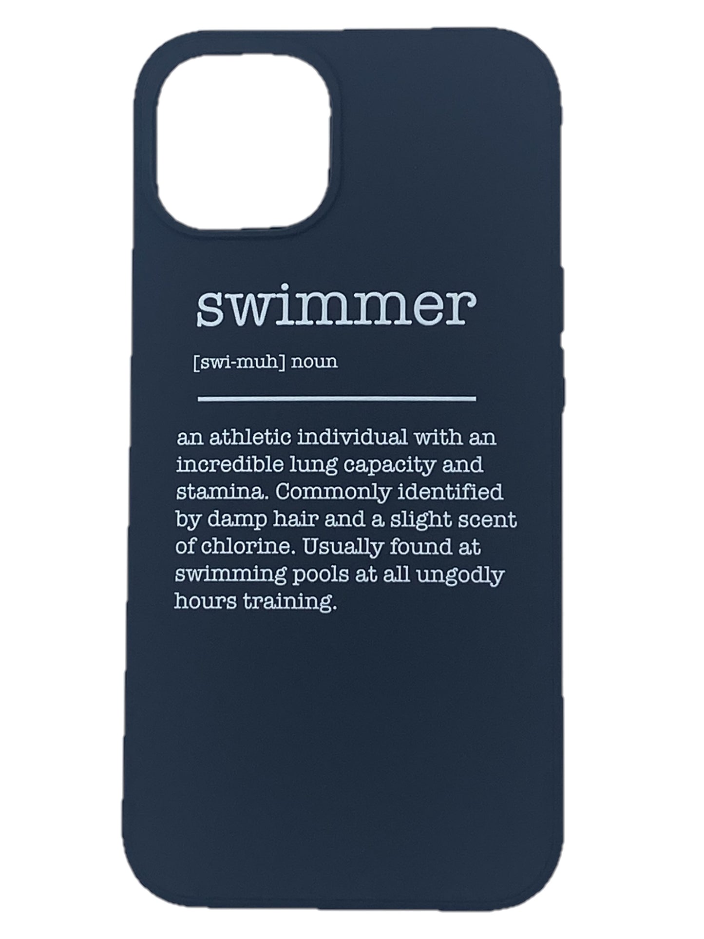 iPhone Cover - "swimmer" {swi-muh} noun