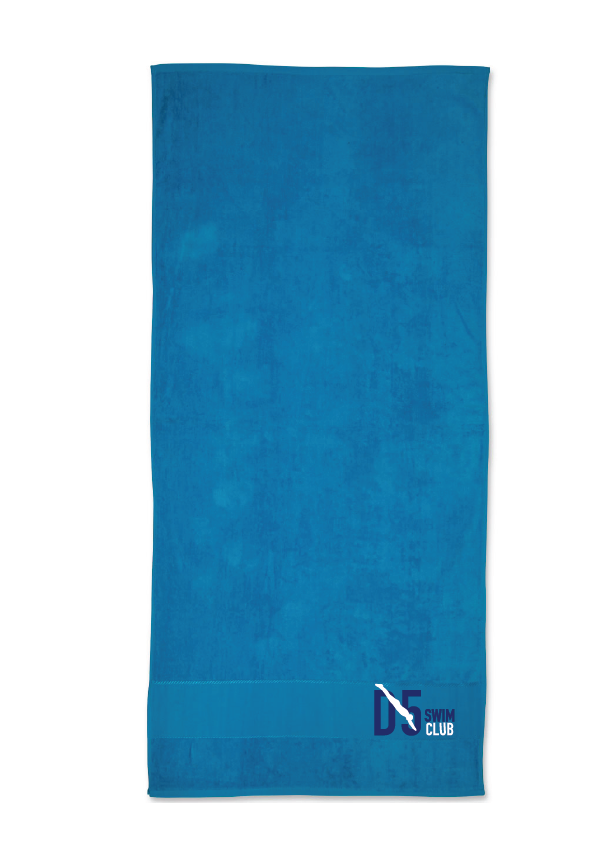 D5 Swim Club Towel - Aqua