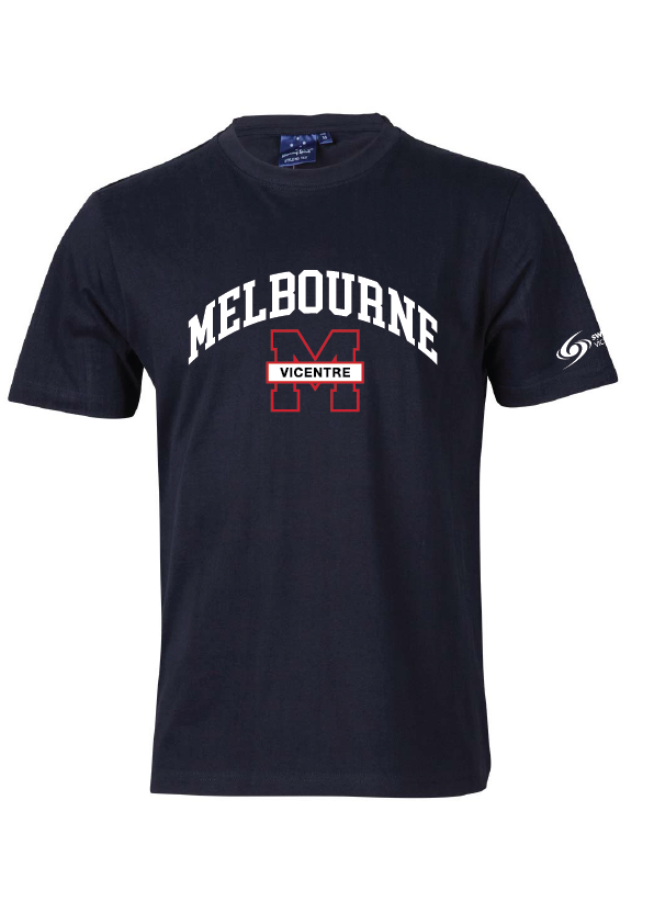 VICENTRE State Team Navy Tee - Personalised