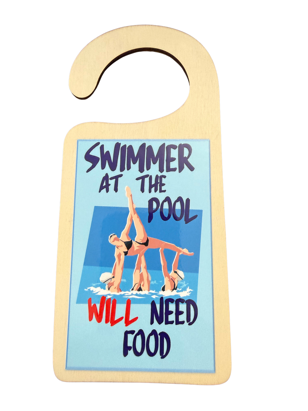 DOOR HANGER - ARTISTIC SWIMMER