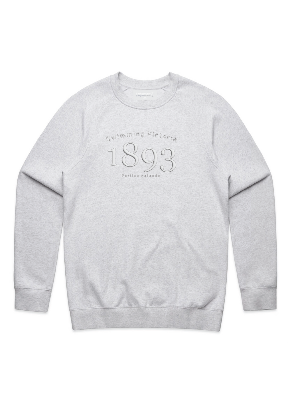 1893 HERITAGE SWEAT - WHITE MARLE