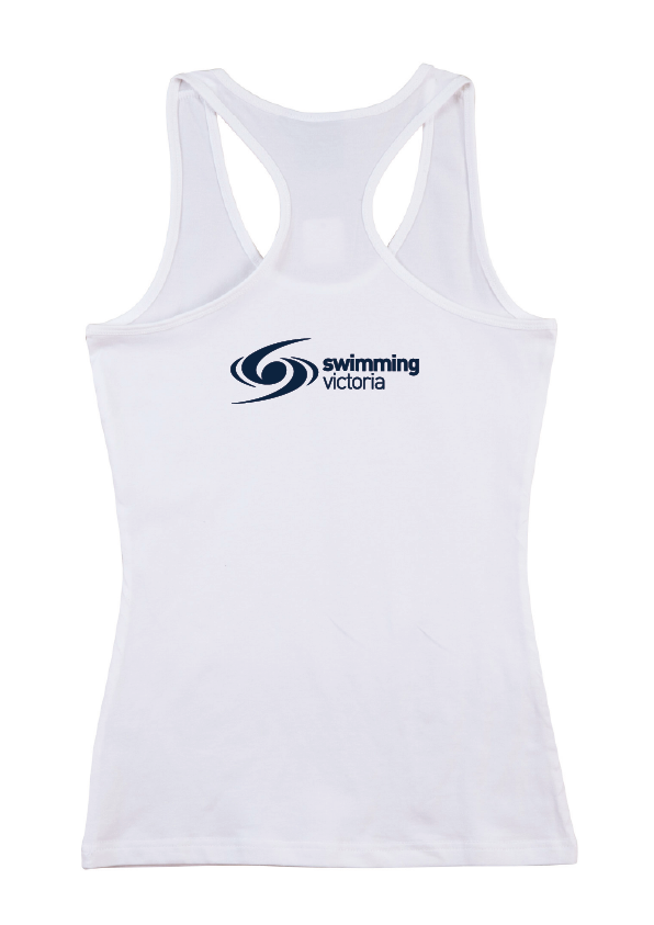 2024 Victorian Open Long Course Championships tank womens/teens - White