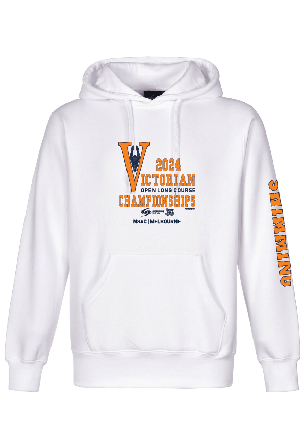 2024 Victorian Open Long Course Championship Hoodie - White