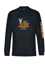 2024 Victorian Open Long Course Championships Long Sleeve Tee - Navy