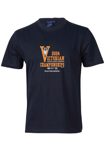 2024 Victorian Open Long Course Championships Tee - Navy