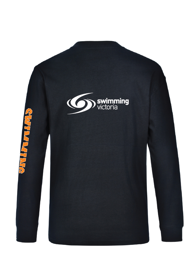 2024 Victorian Open Long Course Championships Long Sleeve Tee - Navy