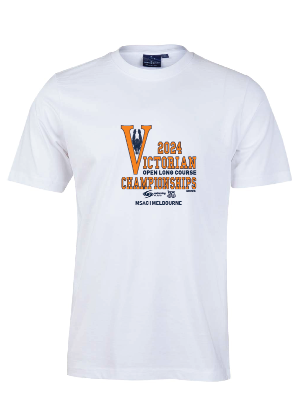2024 Victorian Open Long Course Championships Tee - White