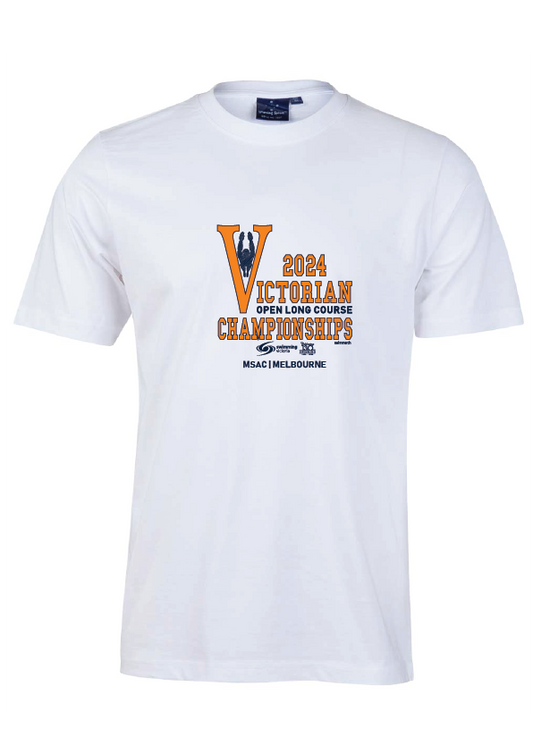 2024 Victorian Open Long Course Championships Tee - White