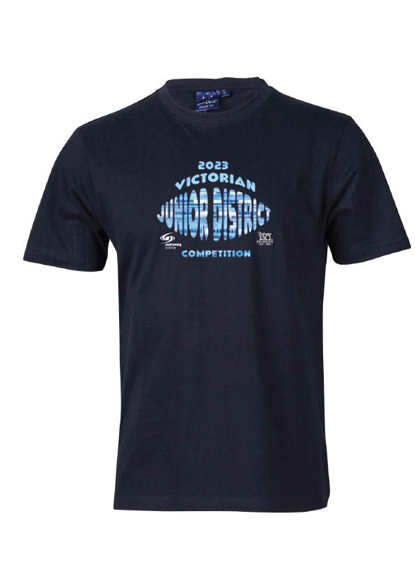2023 Victorian Junior District Competition  Tee - Navy
