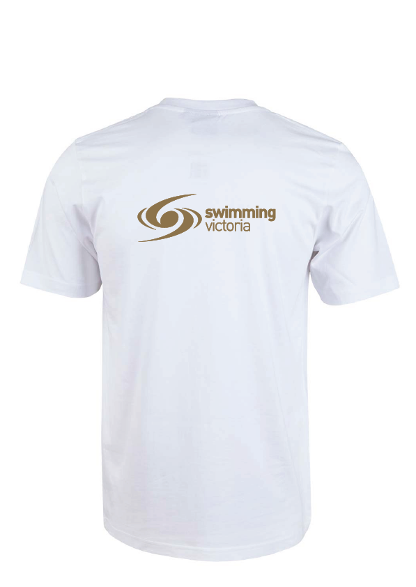 2023 Victorian Age Short Course Championships Tee - White , M , L & XL ONLY