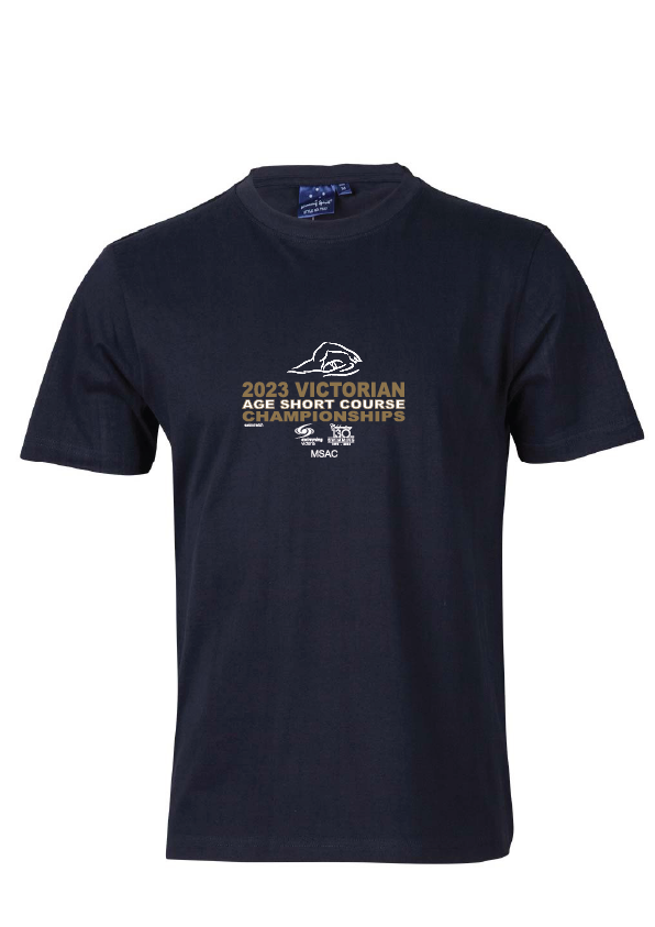 2023 Victorian Age Short Course Championships Tee - Navy