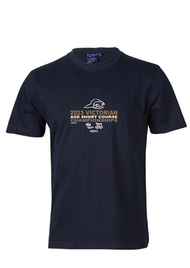 2023 Victorian Age Short Course Championships Tee - Navy