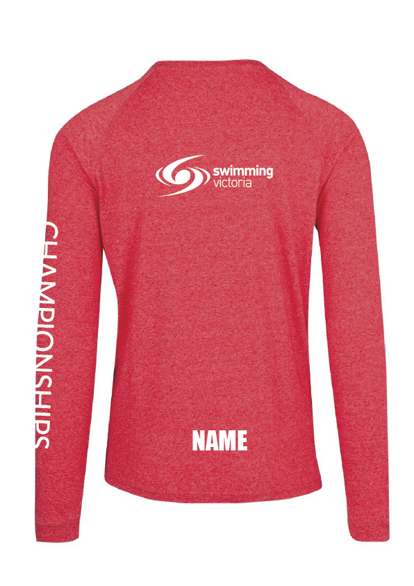 2024 Victorian Age SC Championships Long Sleeve Tee - Red marle